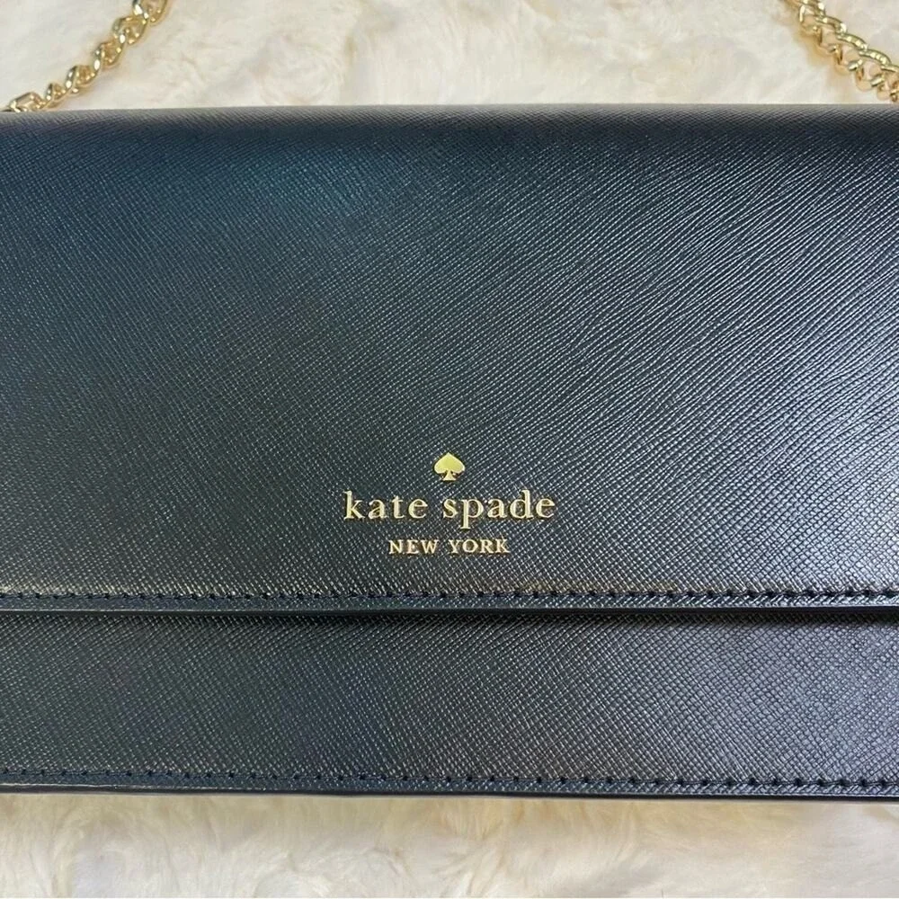 NWOT Kate Spade Madison Medium Saffiano Flap Convertible Crossbody Purse Box Bag